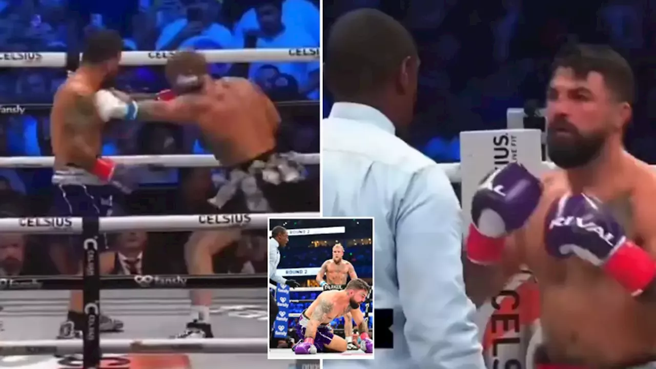 Fans convinced Jake Paul's win over Mike Perry was 'rigged' after spotting moment during fight