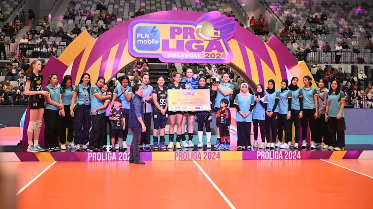 Bertanding Ketat dan Sengit Lawan BIN, Jakarta Electric PLN Boyong Runner Up Proliga 2024