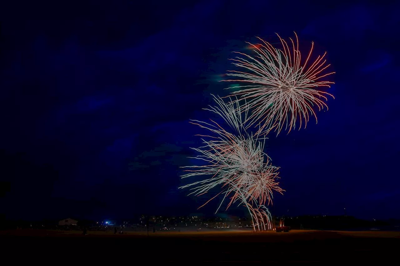 Anglet : le feu d’artifice a dû être arrêté à cause du mauvais temps