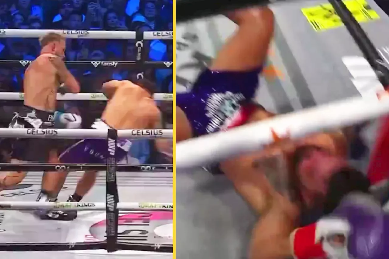 Jake Paul brutally knocks out incredibly tough Mike Perry as ex-UFC star earns respect despite defeat...