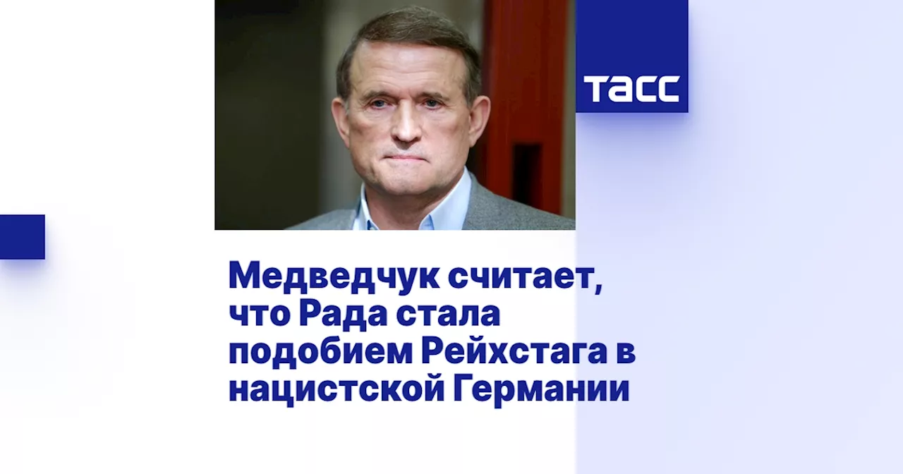 Медведчук считает, что Рада стала подобием Рейхстага в нацистской Германии