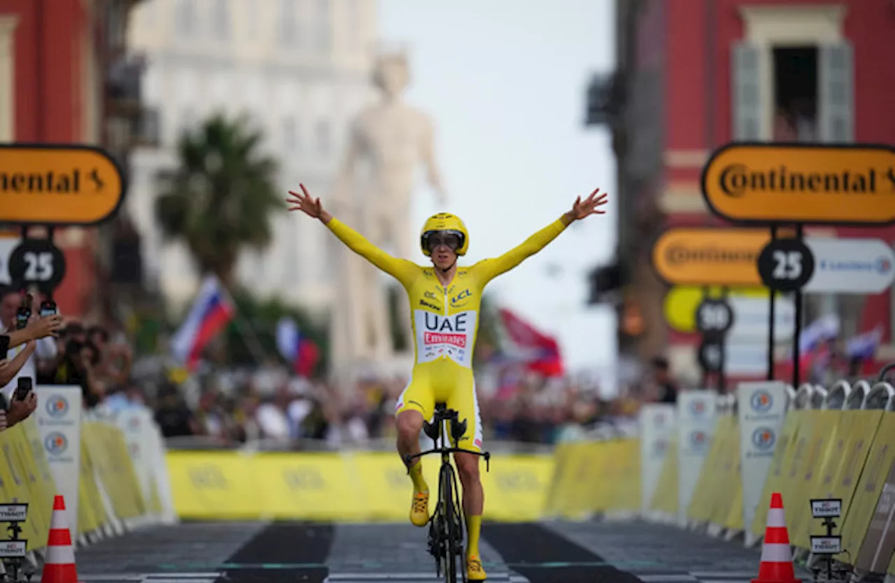 Slovenia’s Tadej Pogacar wins Tour de France for third time