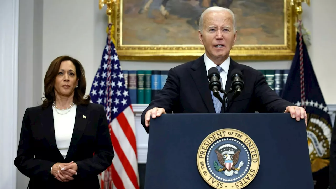 Joe Biden endorses Kamala Harris for Democratic nomination after dropping out of Presidential race...