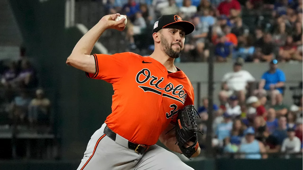 Rodriguez gets AL-leading 12th win as Orioles beat Rangers