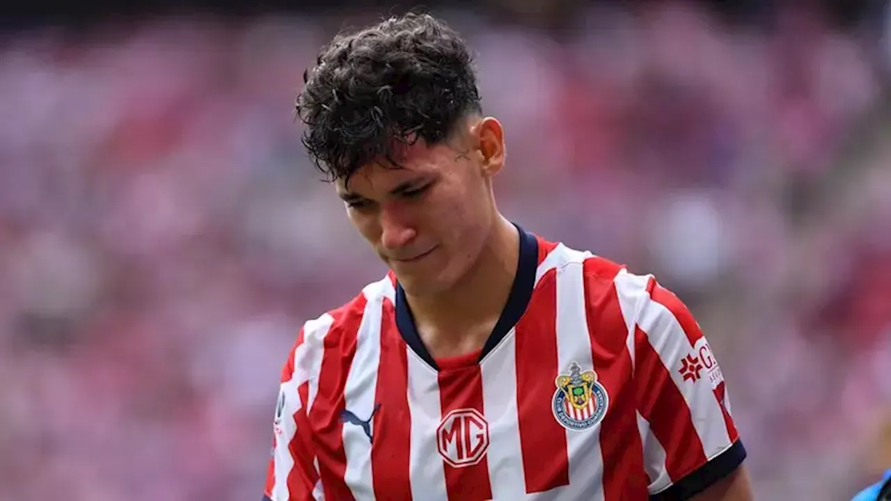 Jesús Orozco Chiquete se lesiona en Chivas... ¿se pierde la Leagues Cup?