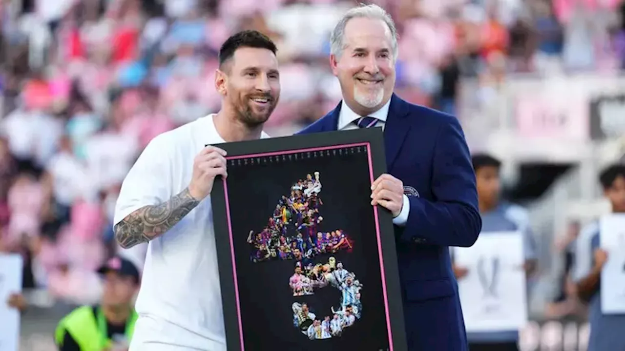 Lionel Messi recibe homenaje del Inter Miami como el más ganador en la historia