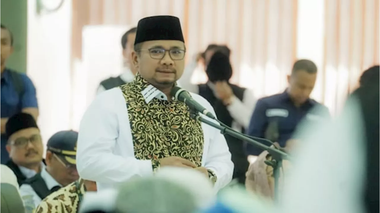 Menag Yaqut Cholil Sambut Kepulangan Jemaah Haji Indonesia: Kami Mohon Maaf