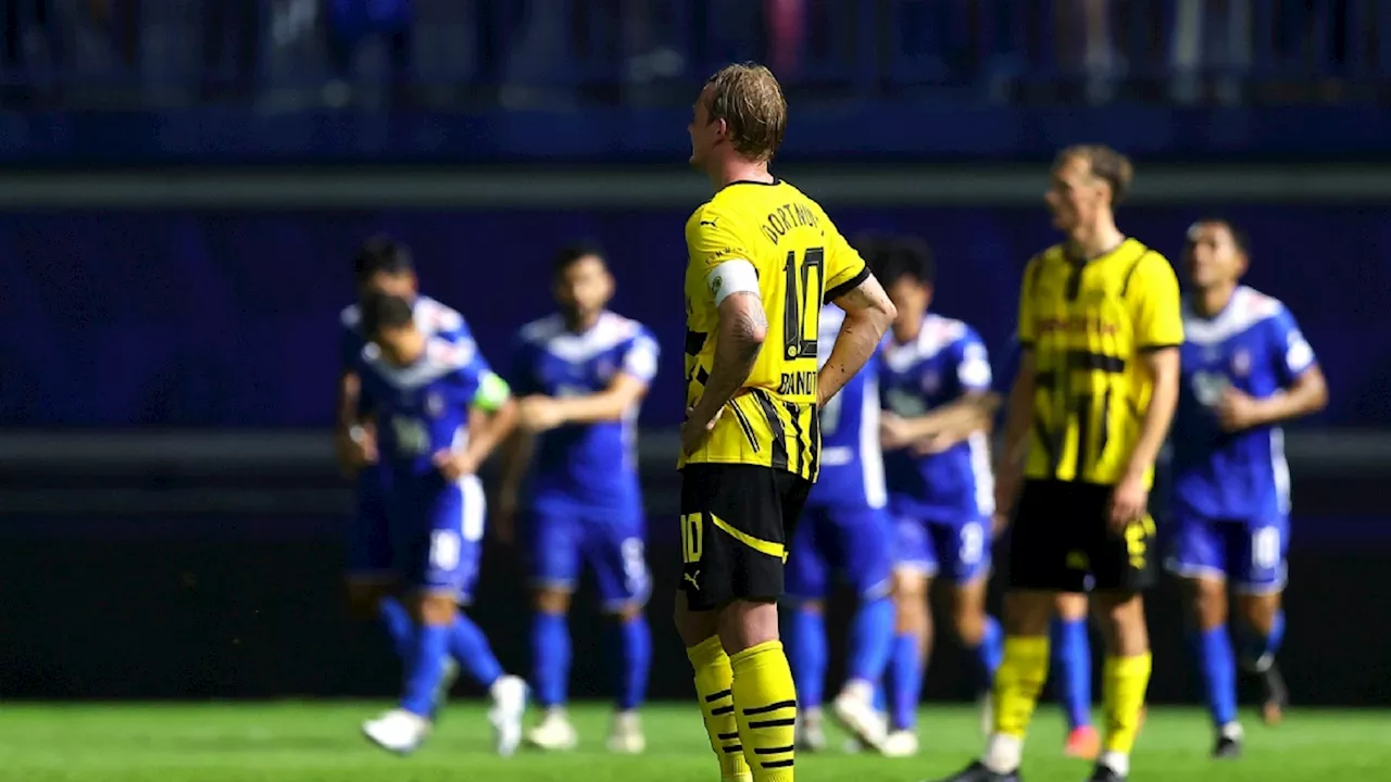 Borussia Dortmund gaat keihard onderuit tegen de ploeg van Lars Veldwijk