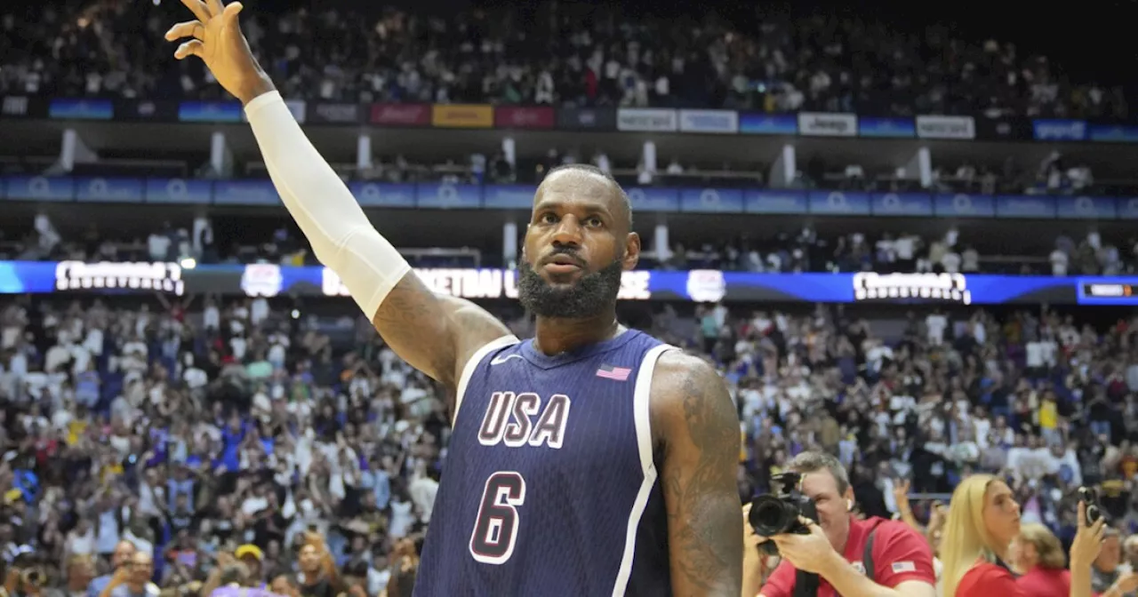 LeBron James named Team USA flag bearer for 2024 Olympics opening ceremony