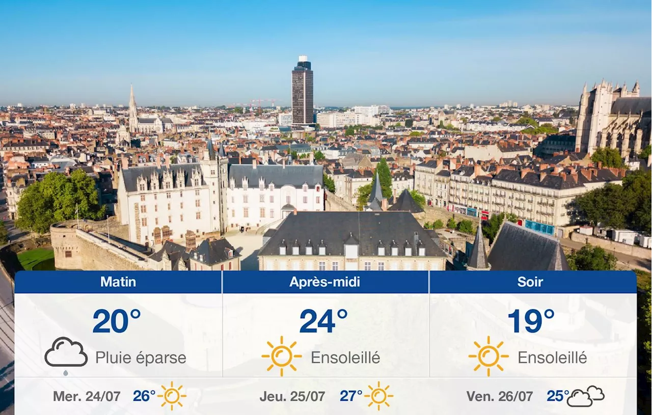 Météo Nantes: prévisions du mardi 23 juillet 2024