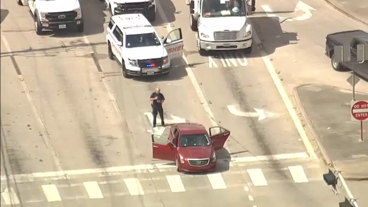 Man confirmed dead after being found shot several times in car on Eastex Freeway feeder road