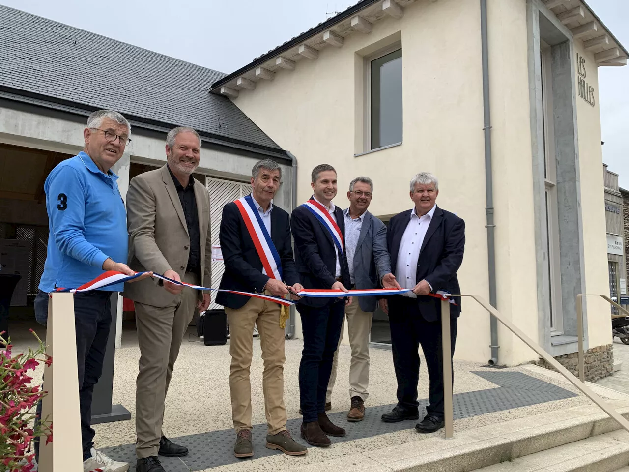 À Mauron, les halles et les travaux du centre bourg inaugurés en grande pompe