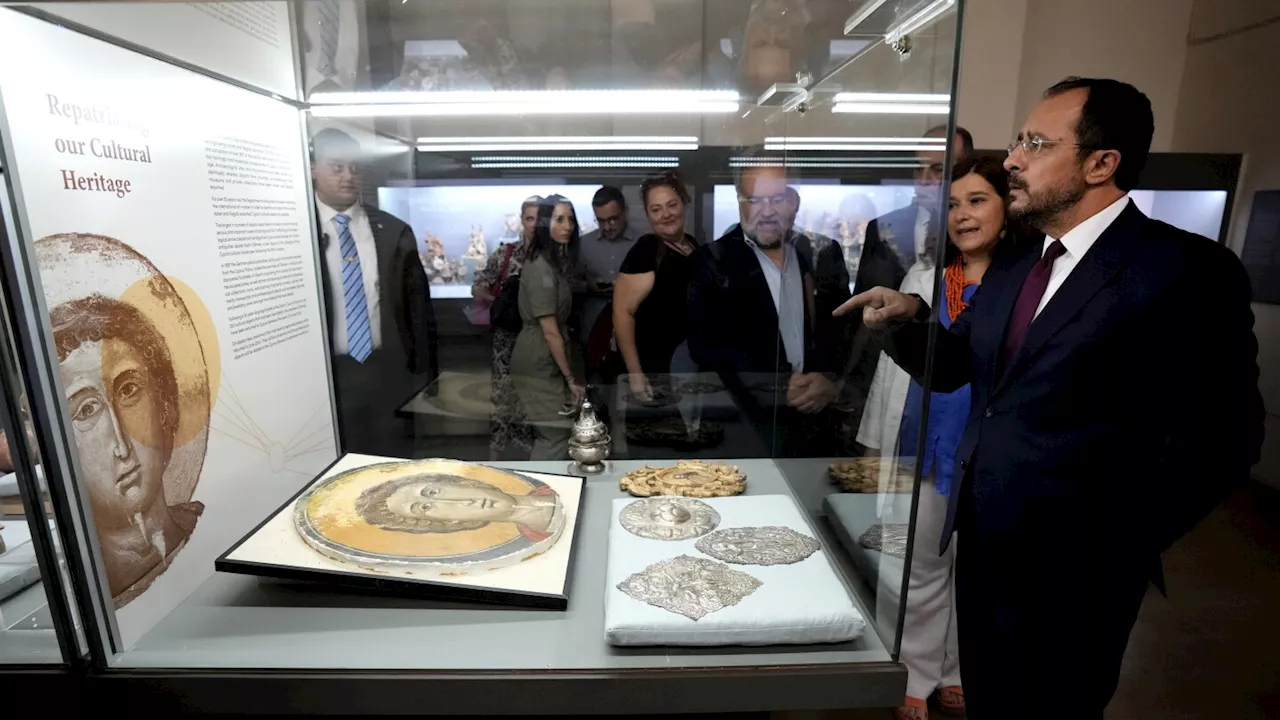 Cyprus displays once-looted antiquities dating back thousands of years