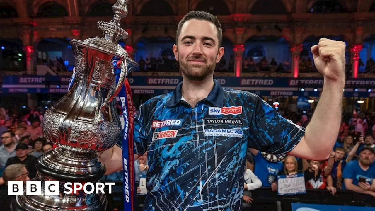 World Matchplay Darts: Luke Humphries beats Michael van Gerwen to win title