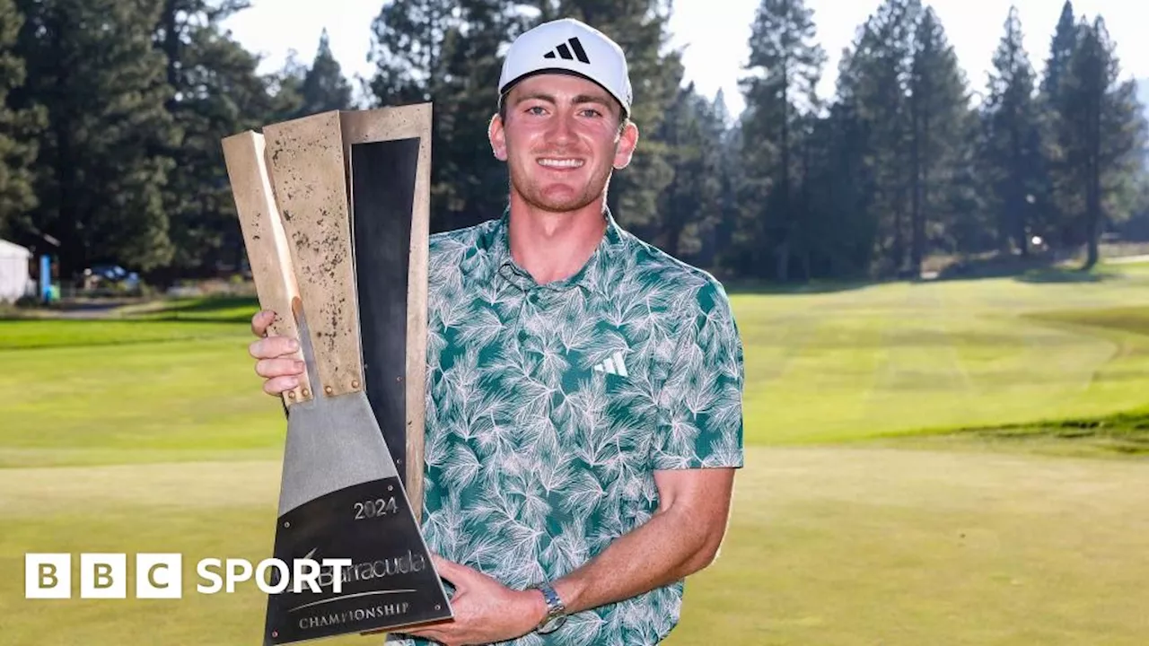 PGA Tour: Nick Dunlap makes history with Barracuda Championship win