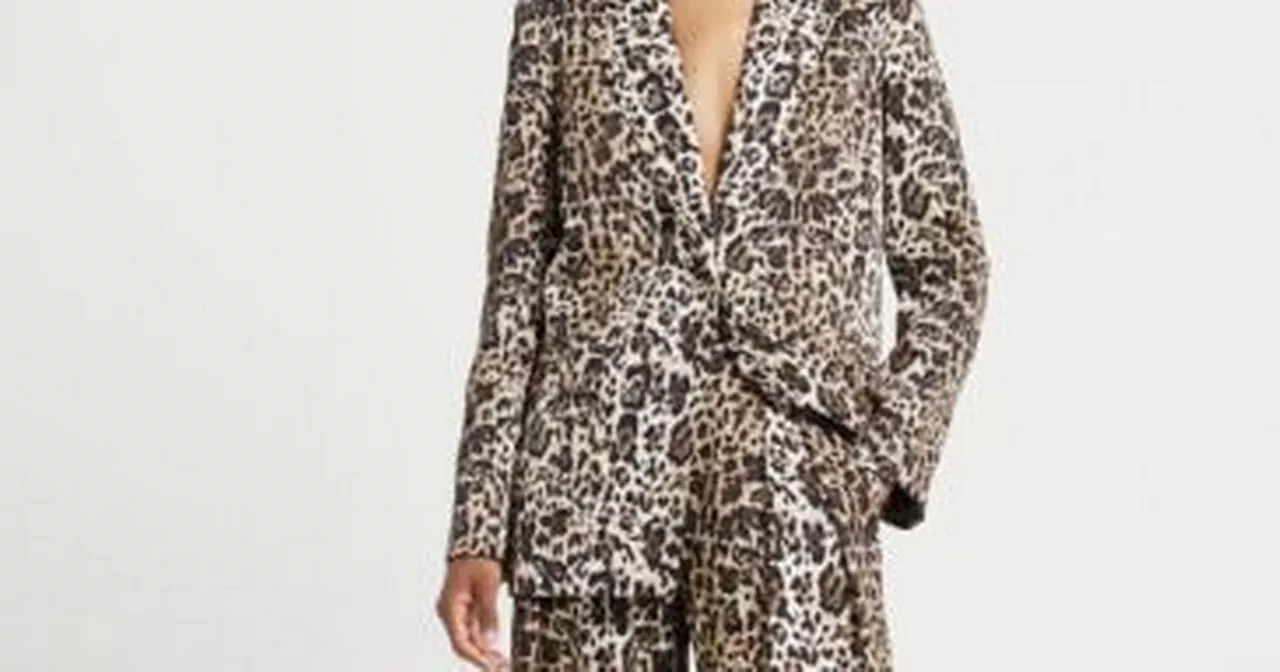 River Island's 'stunning' leopard print suit has shoppers 'obsessed'