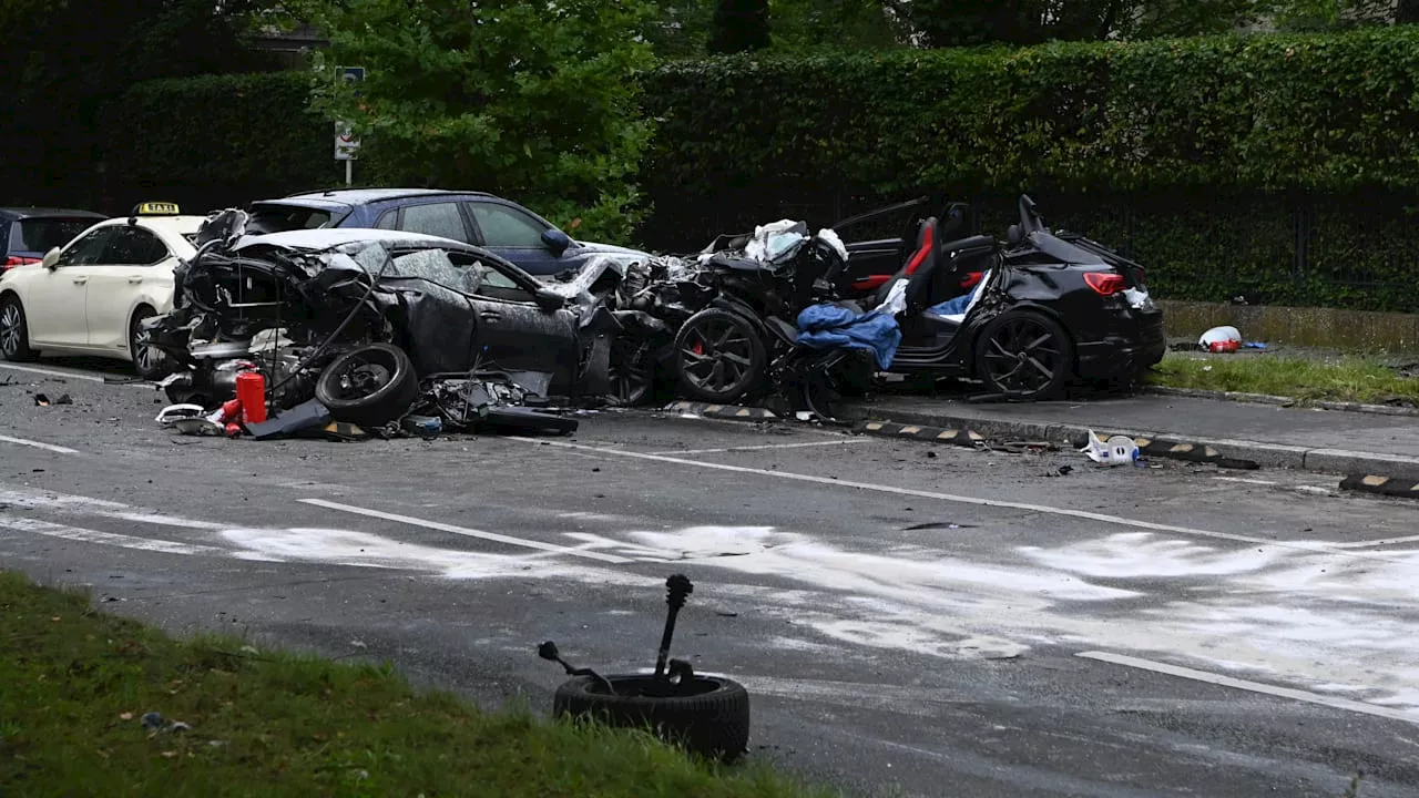 Horror-Unfall in Berlin: Audi rast in geparkte Autos