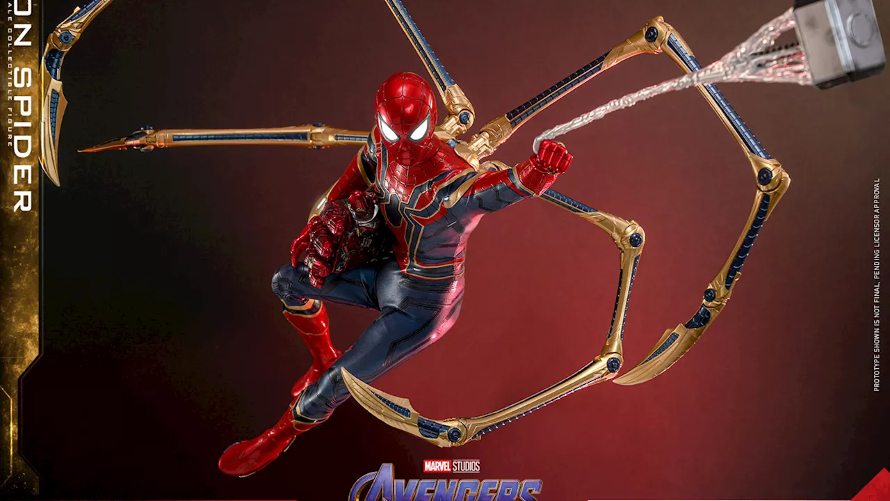 Spider-Man Enters the Endgame with New Iron Spider Hot Toys Release