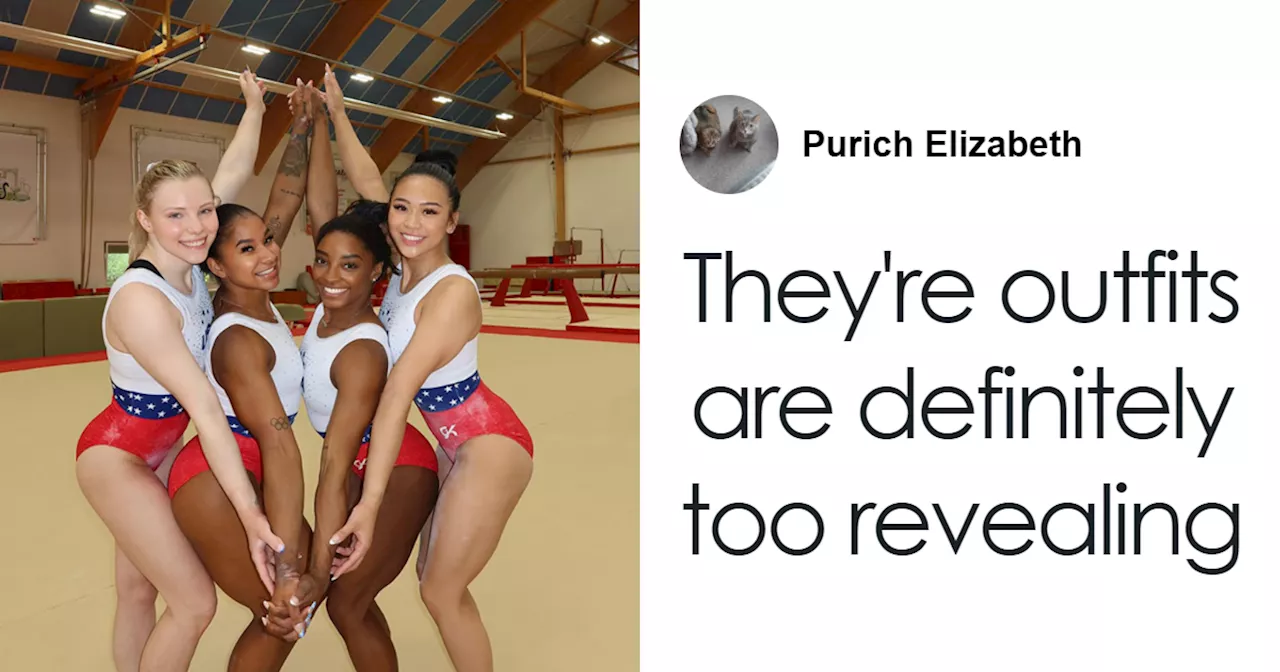 Simone Biles Posts Photo Of U.S. Gymnastics Team In Their Uniforms After Arriving In Paris