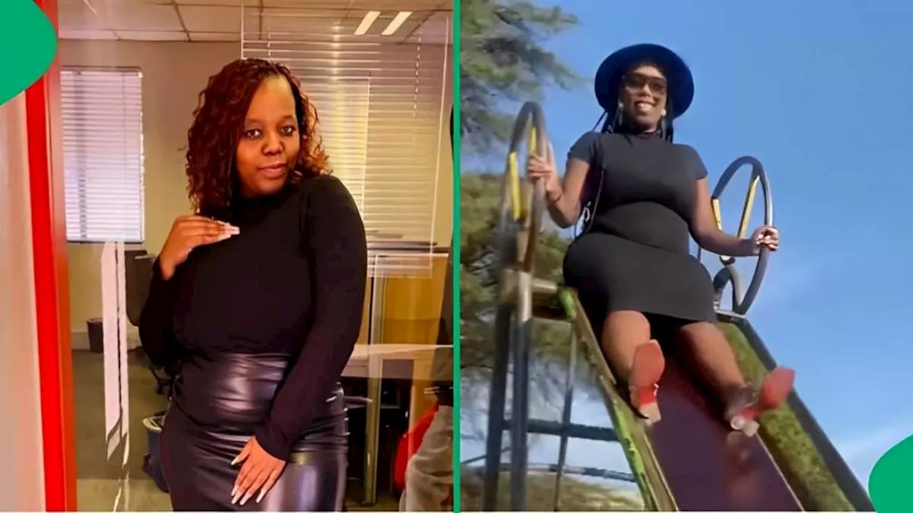 Woman’s Playground Slide Fail Goes Viral, Leaves Mzansi in Stitches With 1.6 Million Views