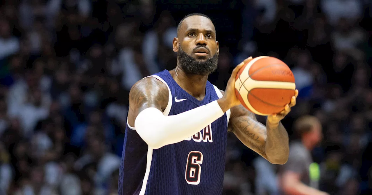 LeBron James named Team USA's male flagbearer for Paris Olympics opening ceremony