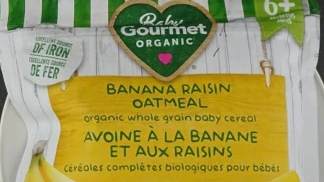 Baby Gourmet Foods recalls organic baby cereal over possible bacteria contamination