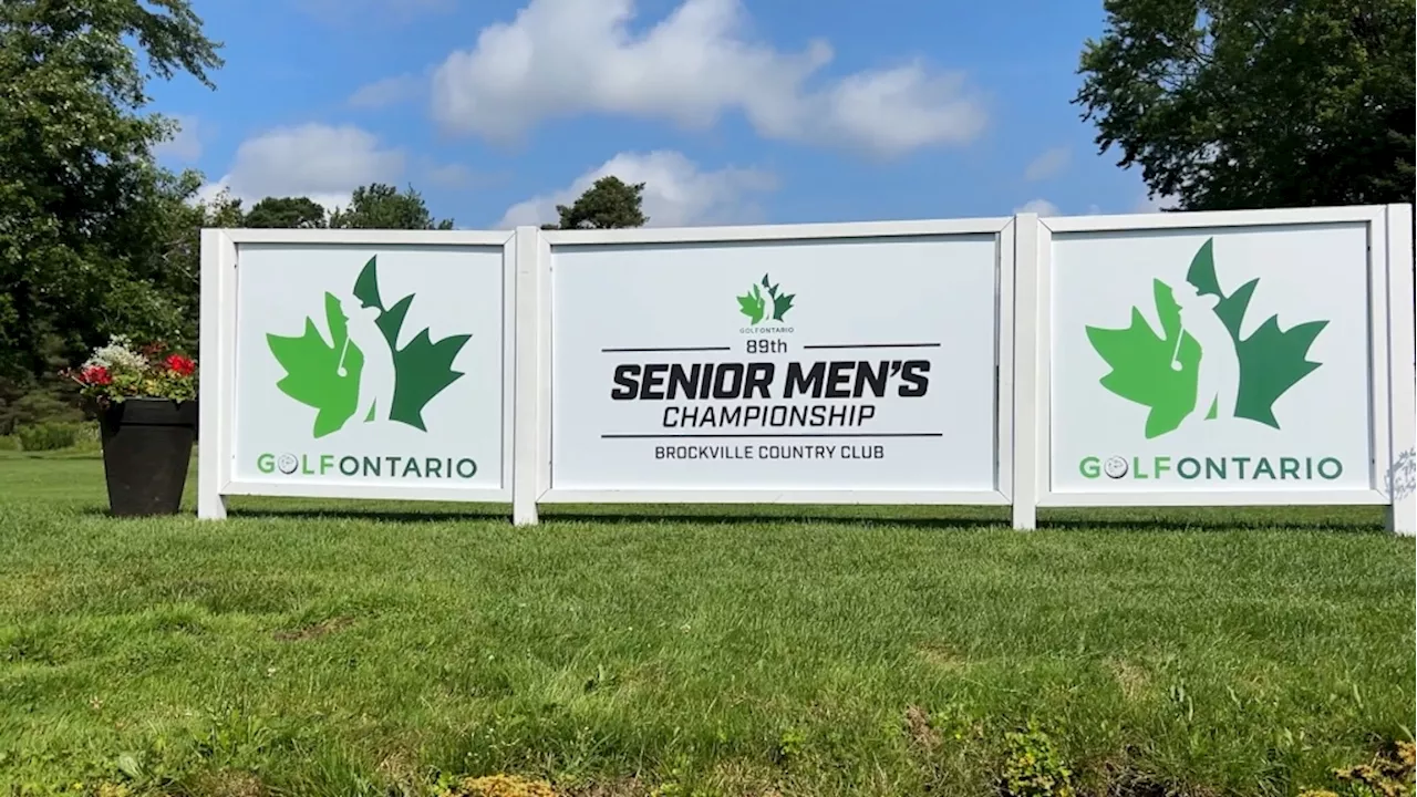 Ontario senior men’s golf championship tees off in Brockville, Ont.