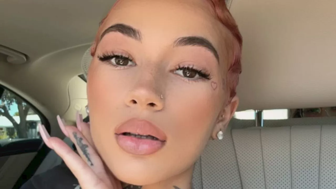 Bhad Bhabie seen 'hugging and smooching' baby daddy Le Vaughn in Beverly Hills following domestic...