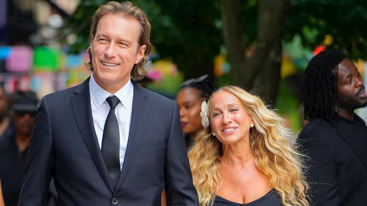 Sarah Jessica Parker and John Corbett are suited up for a MAJOR event in And Just Like That... as...