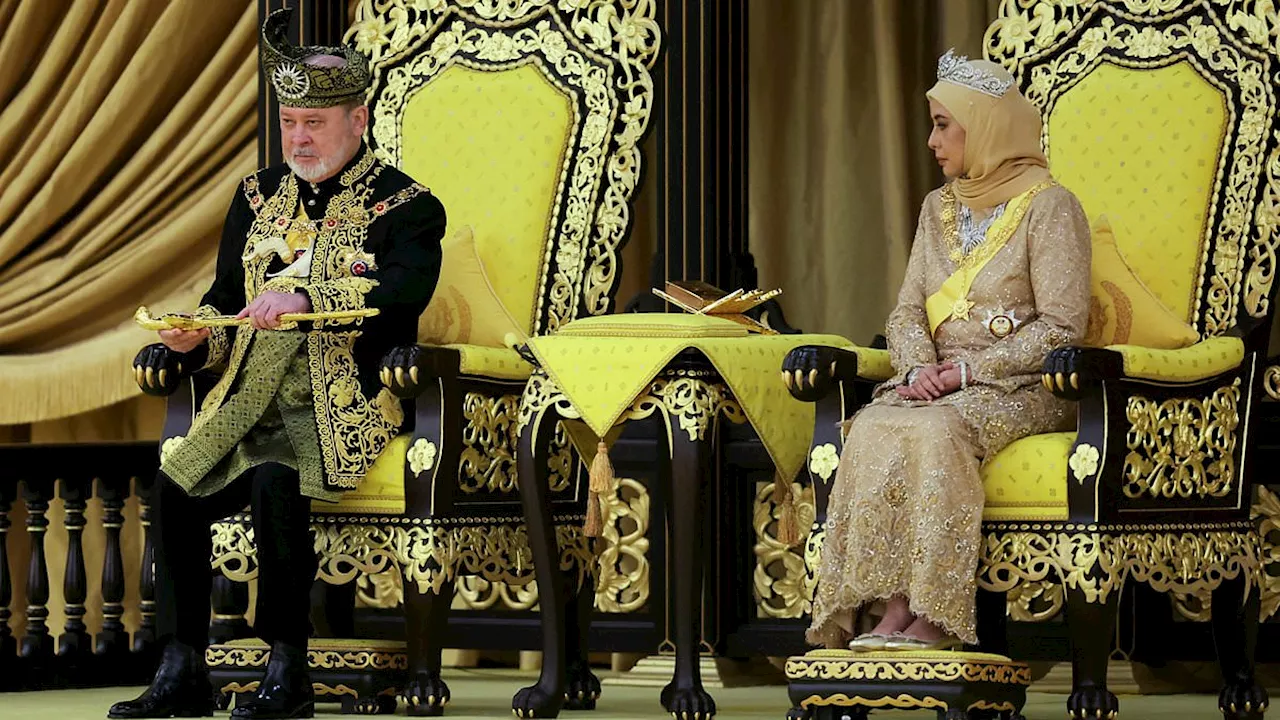 Malaysia crowns new monarch in spectacular ceremony, with King Charles sending personal good wishes...