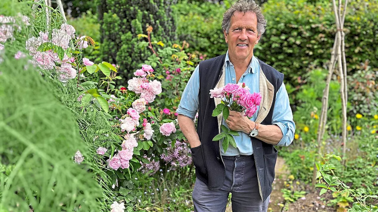 Return of the lawn! Monty Don admits he has now succumbed to regularly mowing his garden in a shift...