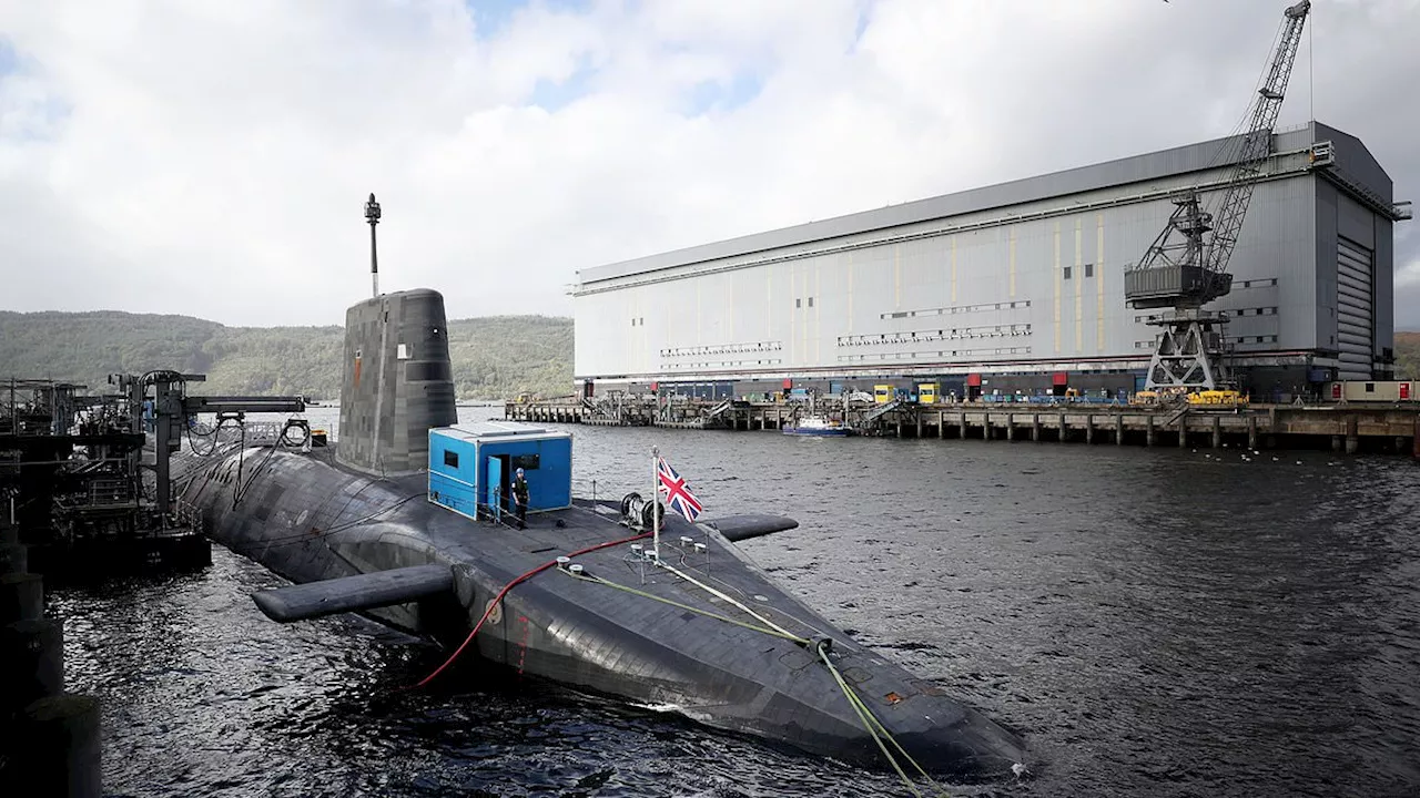 Sailor on nuclear Vanguard-class submarine is investigated over 'stealing secrets' after...