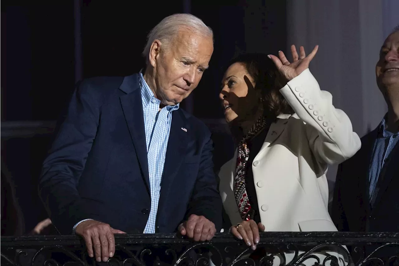 Biden calls in to Harris campaign meeting as president avoids cameras for another day