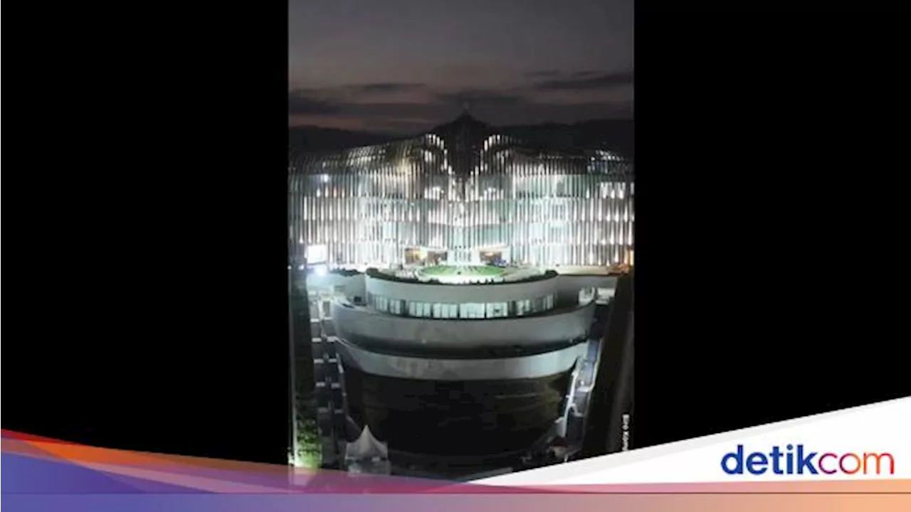 Akhirnya! Pemasangan Bilah Sayap Garuda Kantor Presiden di IKN Kelar