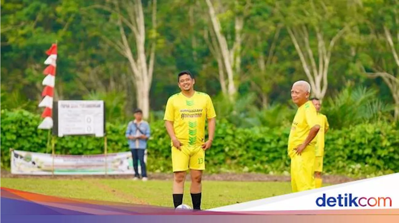 Bobby-Surya Main Bola Bareng usai Diusung Golkar, Langkah Awal Duet Pilgubsu