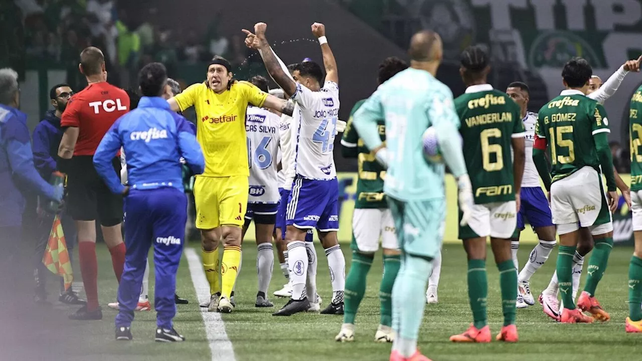 Cruzeiro vai à CBF e protesta contra arbitragem de jogo contra o Palmeiras