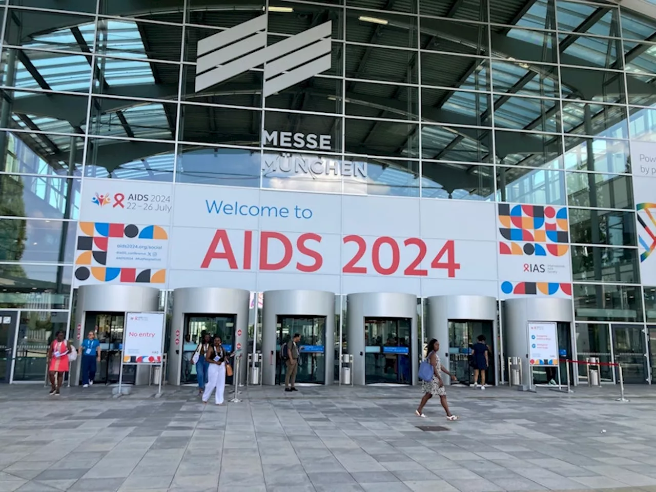 Aids-Konferenz in München - Eröffnung mit Scholz