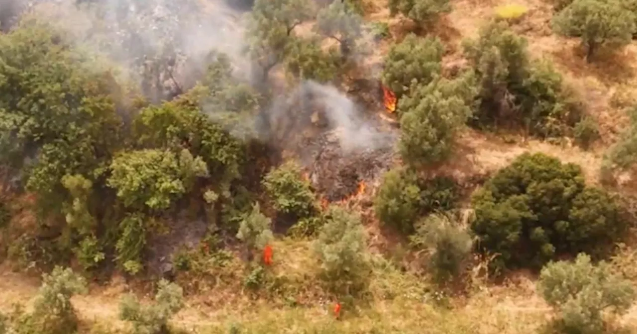 Calabria, i droni identificano 34 piromani: le immagini degli incendi diffusi da Occhiuto