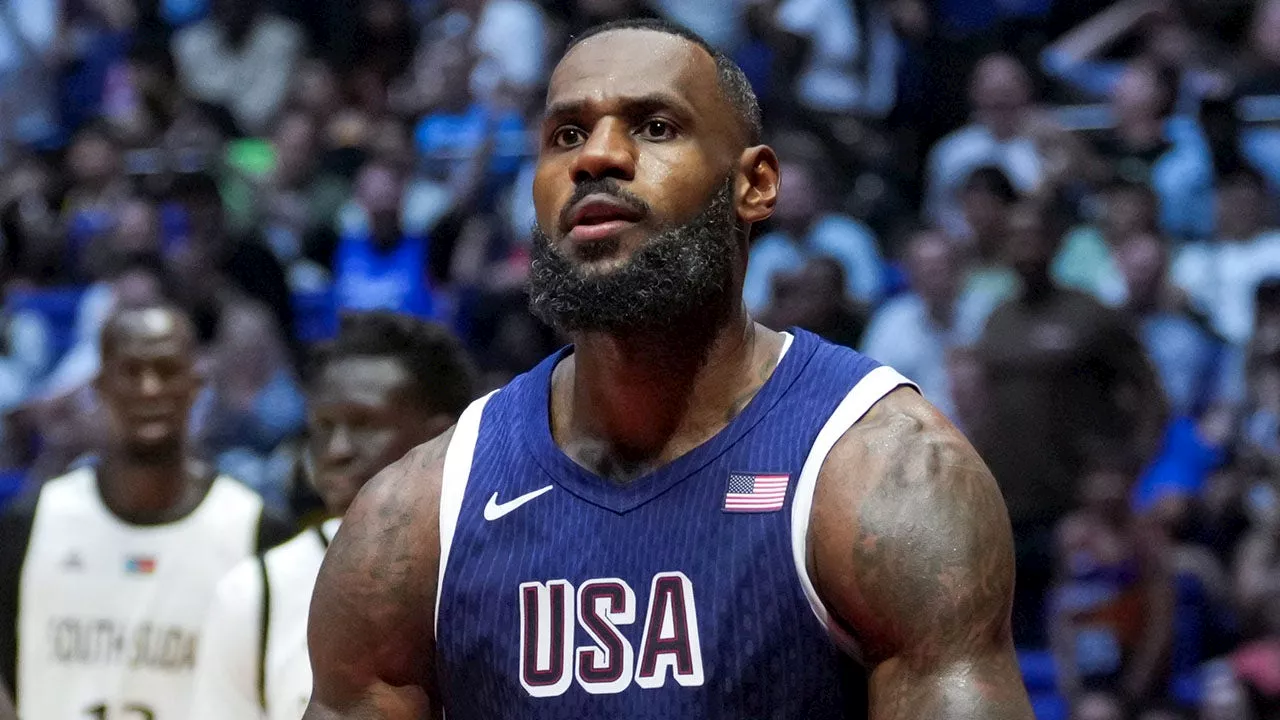 LeBron James named Team USA men's flag bearer for Paris Olympics opening ceremonies