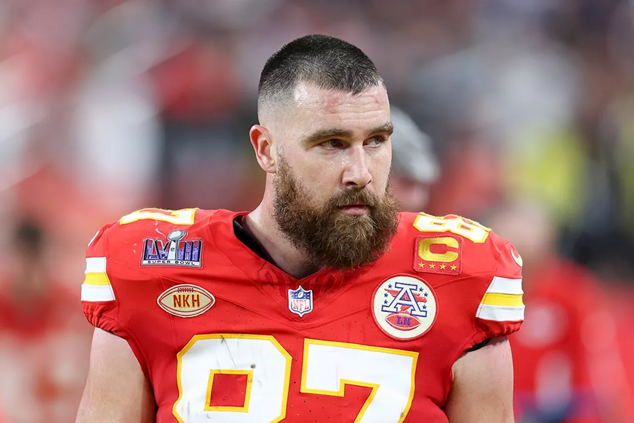 Travis Kelce debuts bold new look at Kansas City Chiefs training camp