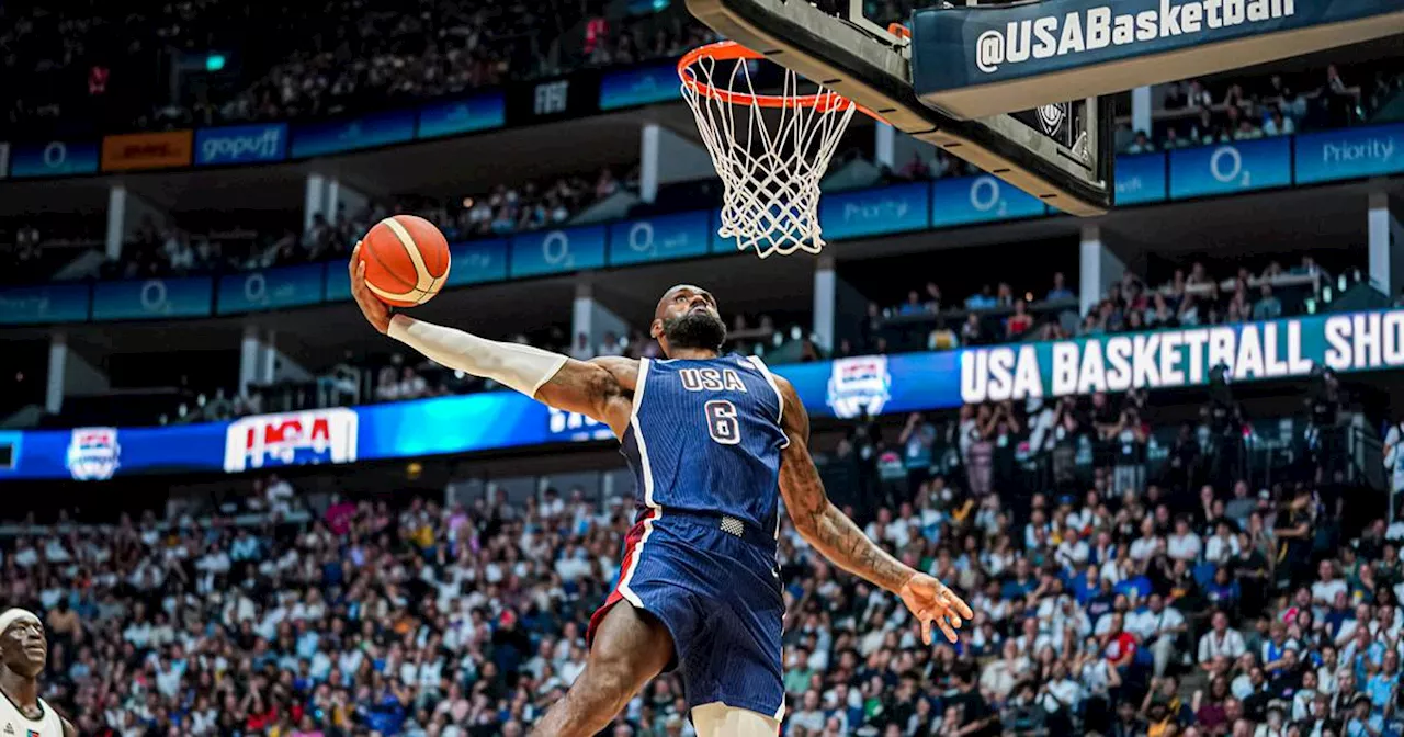 LeBron James será el abanderado de Estados Unidos en la inauguración de los Juegos Olímpicos de París 2024