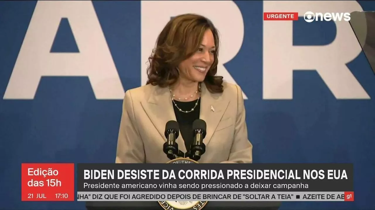 Principais concorrentes de Kamala Harris no Partido Democrata desistem de concorrer à Presidência dos EUA