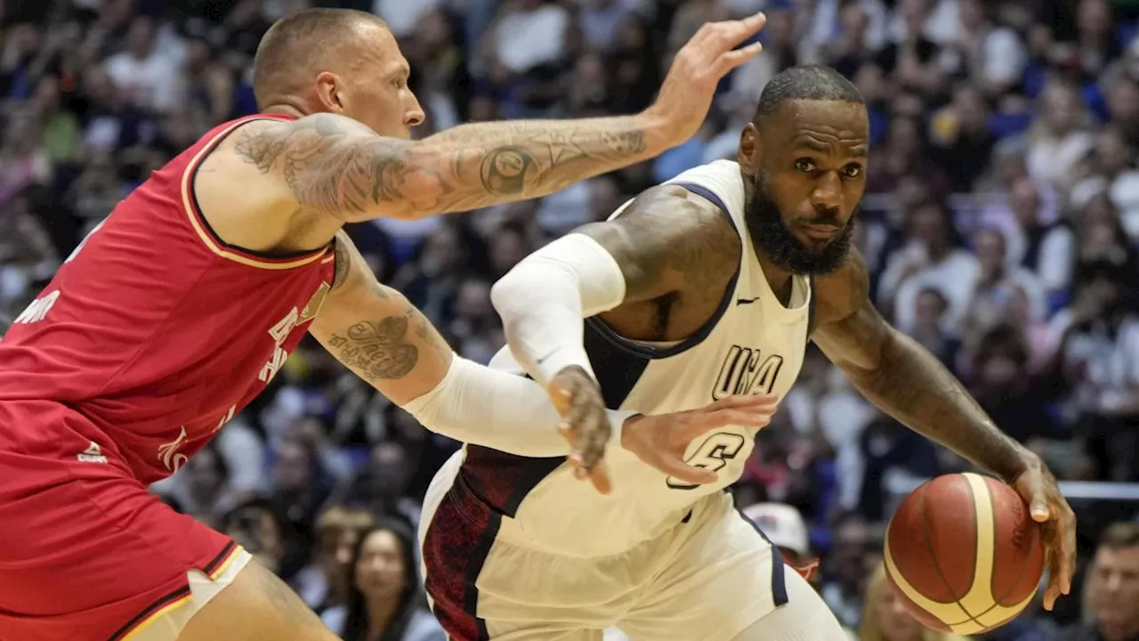 Team Usa, ci pensa LeBron: gli ultimi 11 punti e che difesa. Ma quanta fatica anche con la Germania