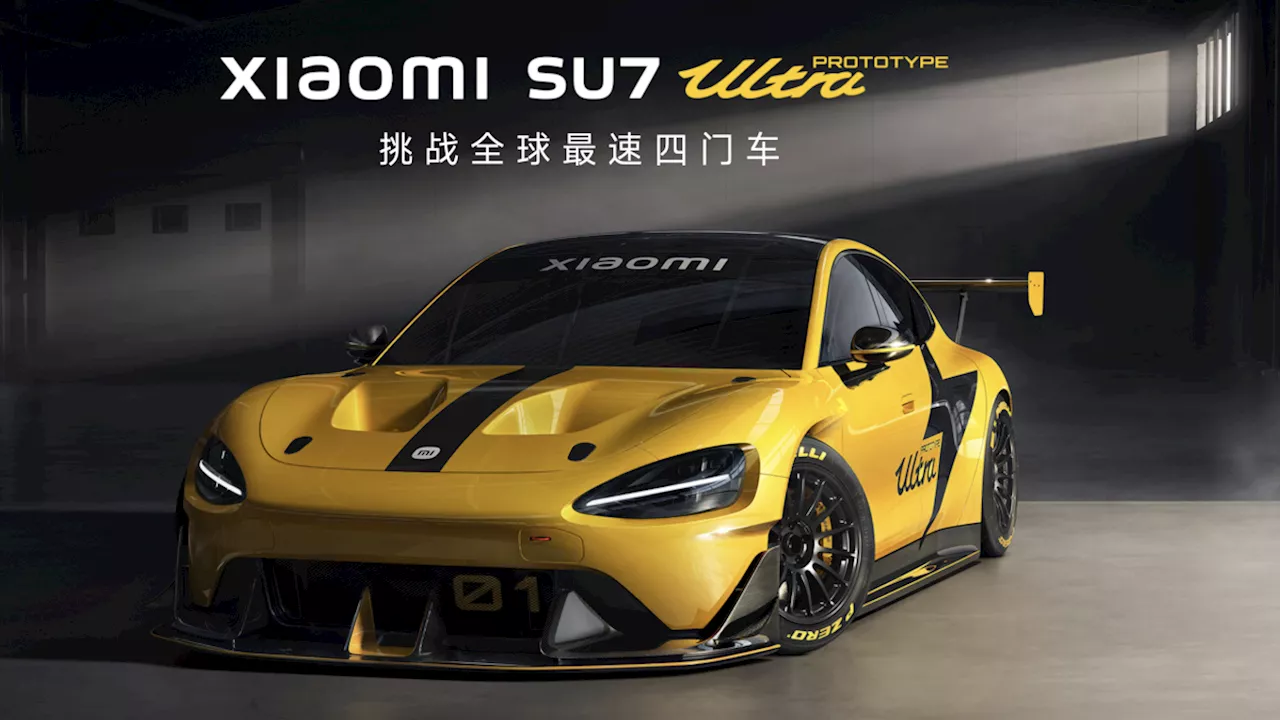 Xiaomi SU7 Ultra, la hypercar elettrica da 1548 Cv