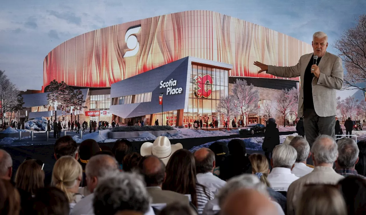 Shovels in the ground as work begins on new $800-million arena for Calgary Flames