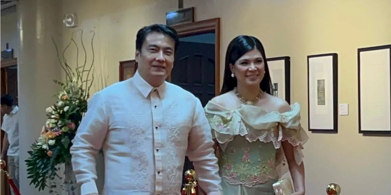 Bong Revilla, Lani Mercado arrive at Senate's opening session ahead of SONA 2024