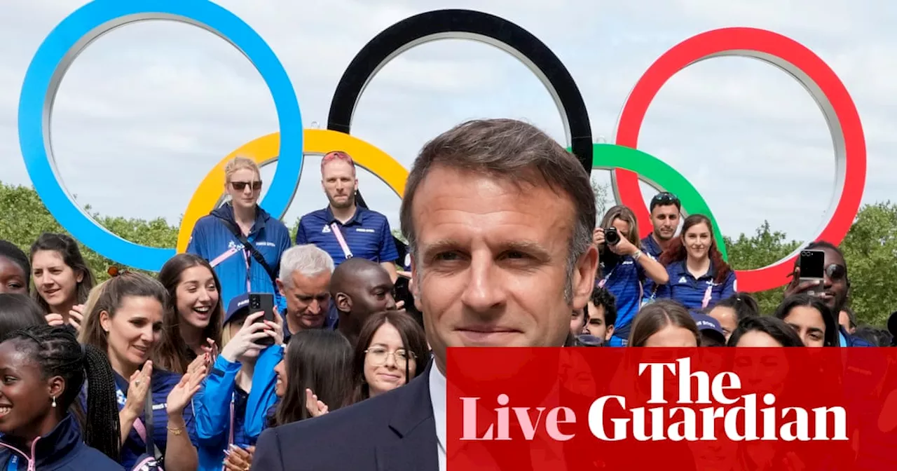 Paris 2024 Olympics: Macron visits athletes’ village and water bottles recalled amid final preparations