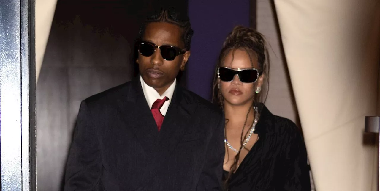 Rihanna and A$AP Rocky Are the Coolest Couple in Baggy All-Black Looks