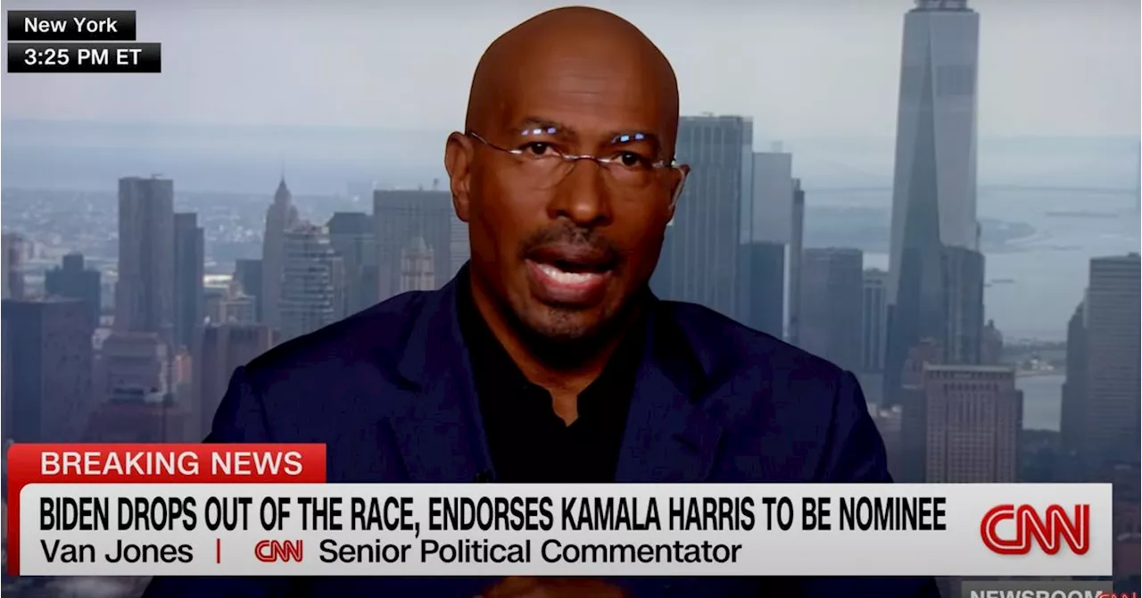 Van Jones Appears Close To Tears On CNN After Biden Announcement