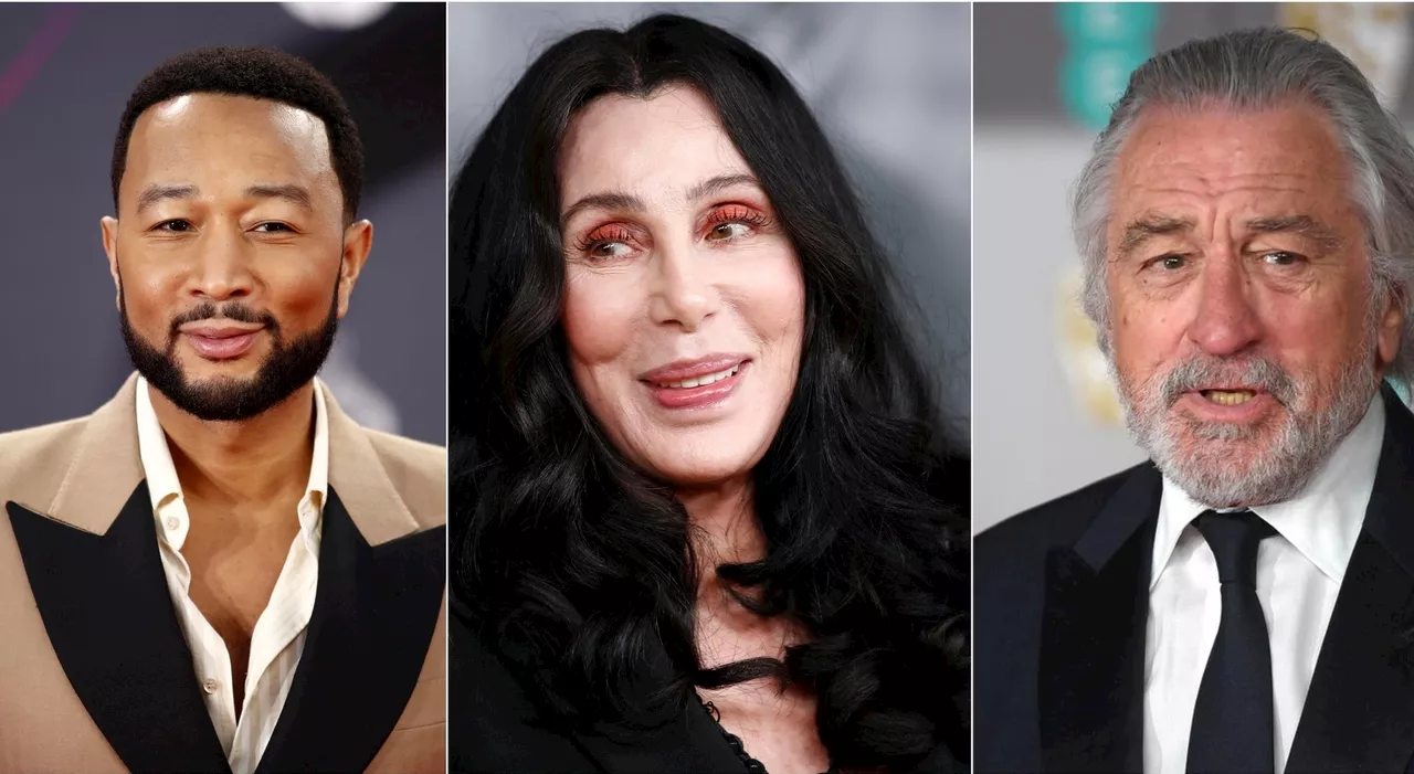 Kamala Harris, da John Legend e Cher a De Niro: le star di Hollywood che si sono schiarate con lei